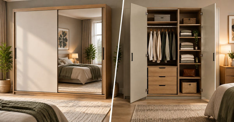 Sliding Doors or Hinged Doors: Which Used Wardrobe Works Better in Your Room? - Al Thahani Furniture