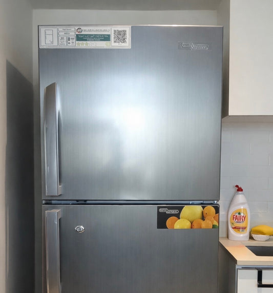 Super General Top Mount 2-Door Refrigerator – 511L, Stainless Steel, No Frost