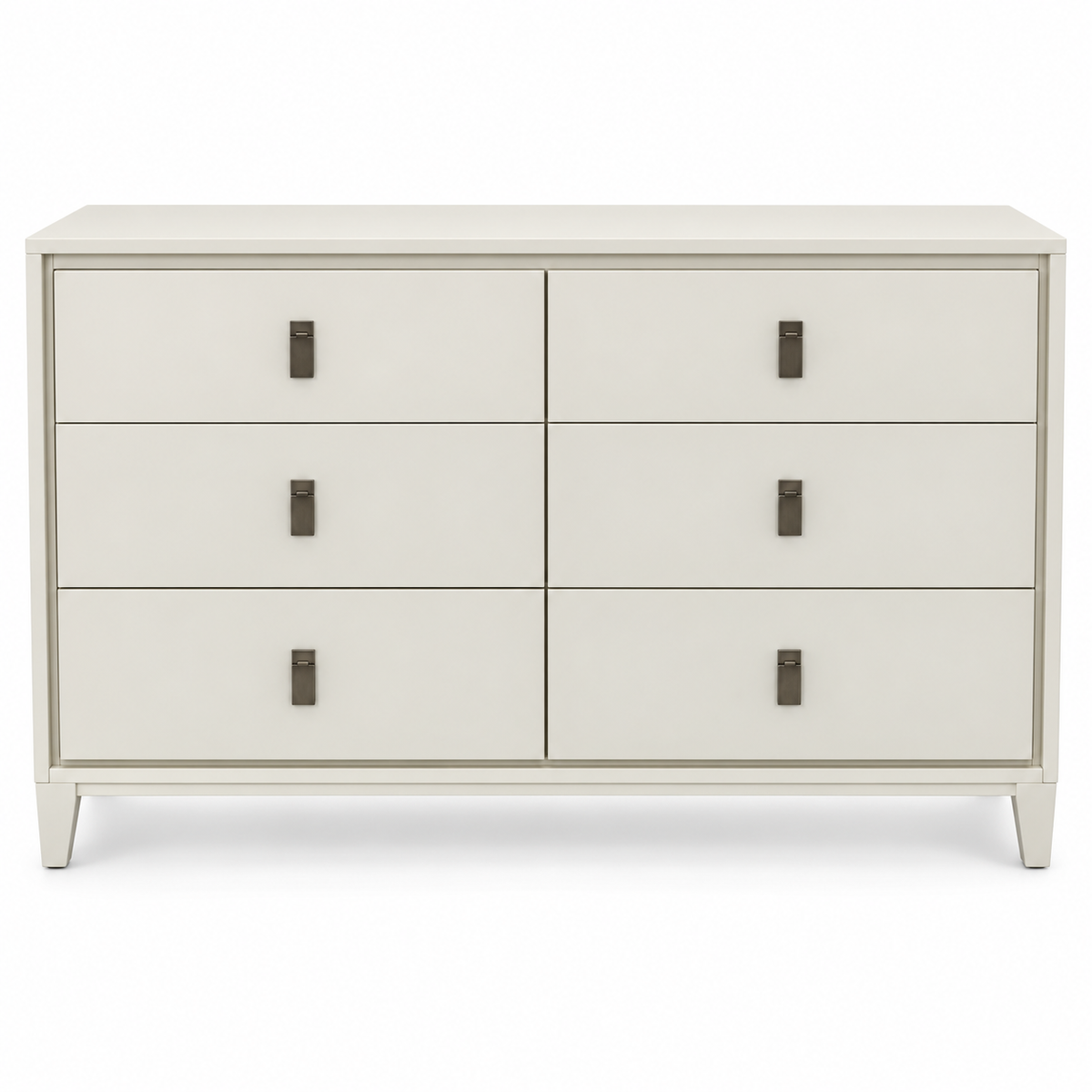 Home Box Orion Ray 6-Drawer Dresser – Beige – 135 × 39 × 81 cm