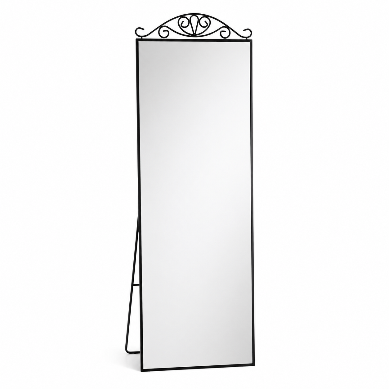 IKEA KARMSUND Standing Mirror – Black – 40 × 167 cm