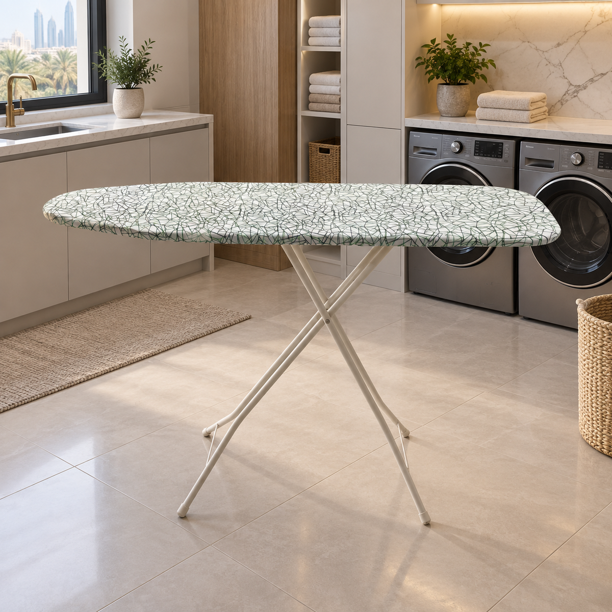 IKEA RUTER Adjustable Ironing Board – White – 108 × 33 cm