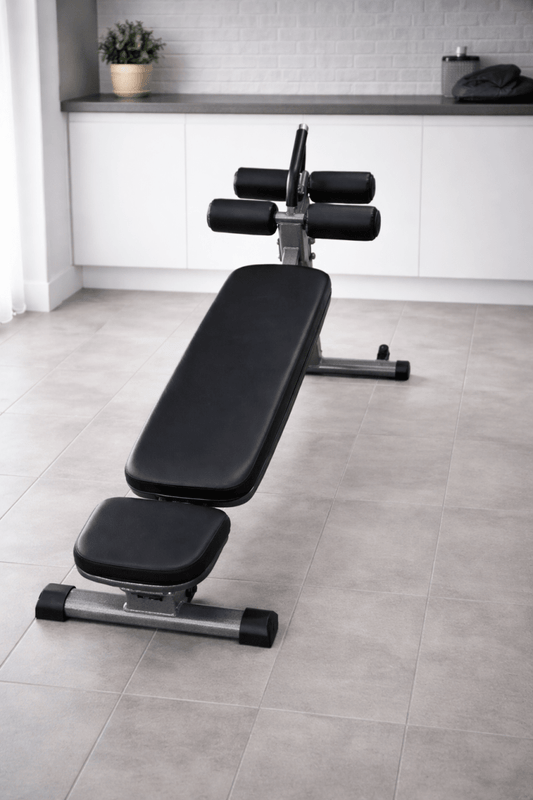 Adjustable Decline Ab Bench | Steel Frame | Multi - Angle Core & Upper Body Trainer - althahanifurniture