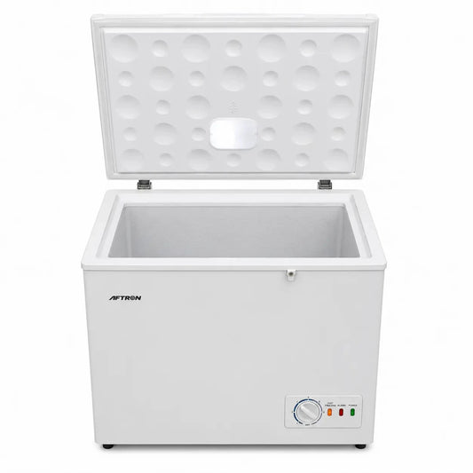AFTRON AFF155H Chest Freezer | 150L, White - used 8 months - Al Thahani Furniture
