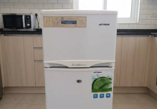 Aftron Top‑Mount Refrigerator | 118L Total Capacity | Frost‑Free | Energy Efficient - althahanifurniture