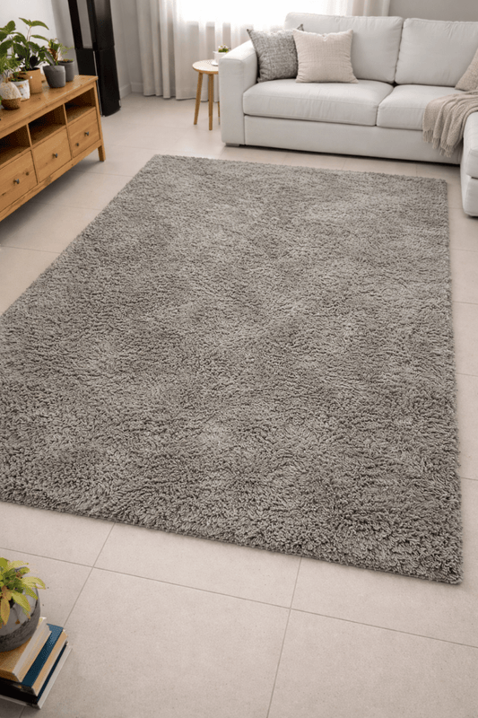 Ambiant Pet Friendly Solid Color Area Rug – Grey, 230x160 cm - althahanifurniture