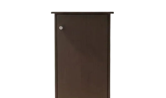 Brown Engineered Wood Shoe Cabinet | 46x39x92 cm - althahanifurniture