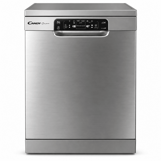Candy Brava 16-Place Smart Dishwasher – Stainless Steel - Al Thahani Furniture