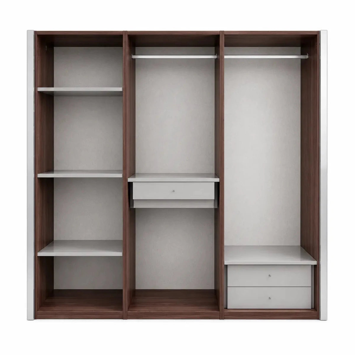 Danube Home 6-Door Wardrobe with Mirrors - used 8 months - Al Thahani Furniture