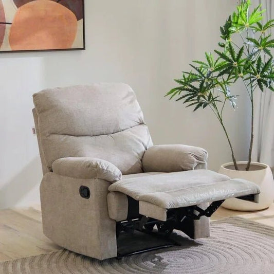 Danube Home Baltimore 1‑Seater Motion Recliner | Fabric Upholstery - althahanifurniture