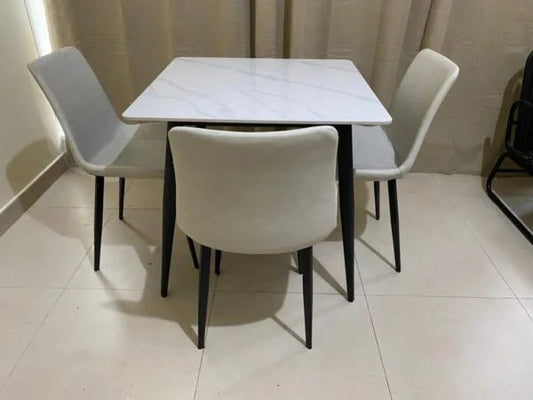 Dining Set, 3 chair, Pan Home - althahanifurniture
