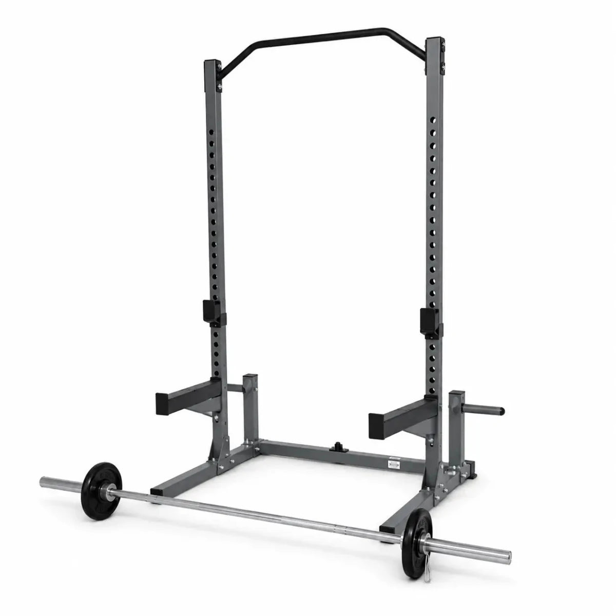 DTX Fitness Squat Rack Power Cage with Pull-Up Bar | Grey/Black, Multi-Function - used 3 months - Al Thahani Furniture