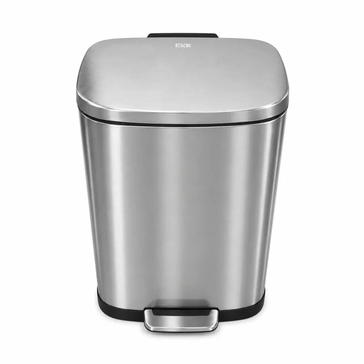 EKO Stainless Steel Square Step Bin | 30L, Soft-Close, Brushed Steel - used 6 months - Al Thahani Furniture