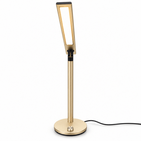 ESKY Dual Light LED Eye-Caring Desk Lamp – Gold - Al Thahani Furniture