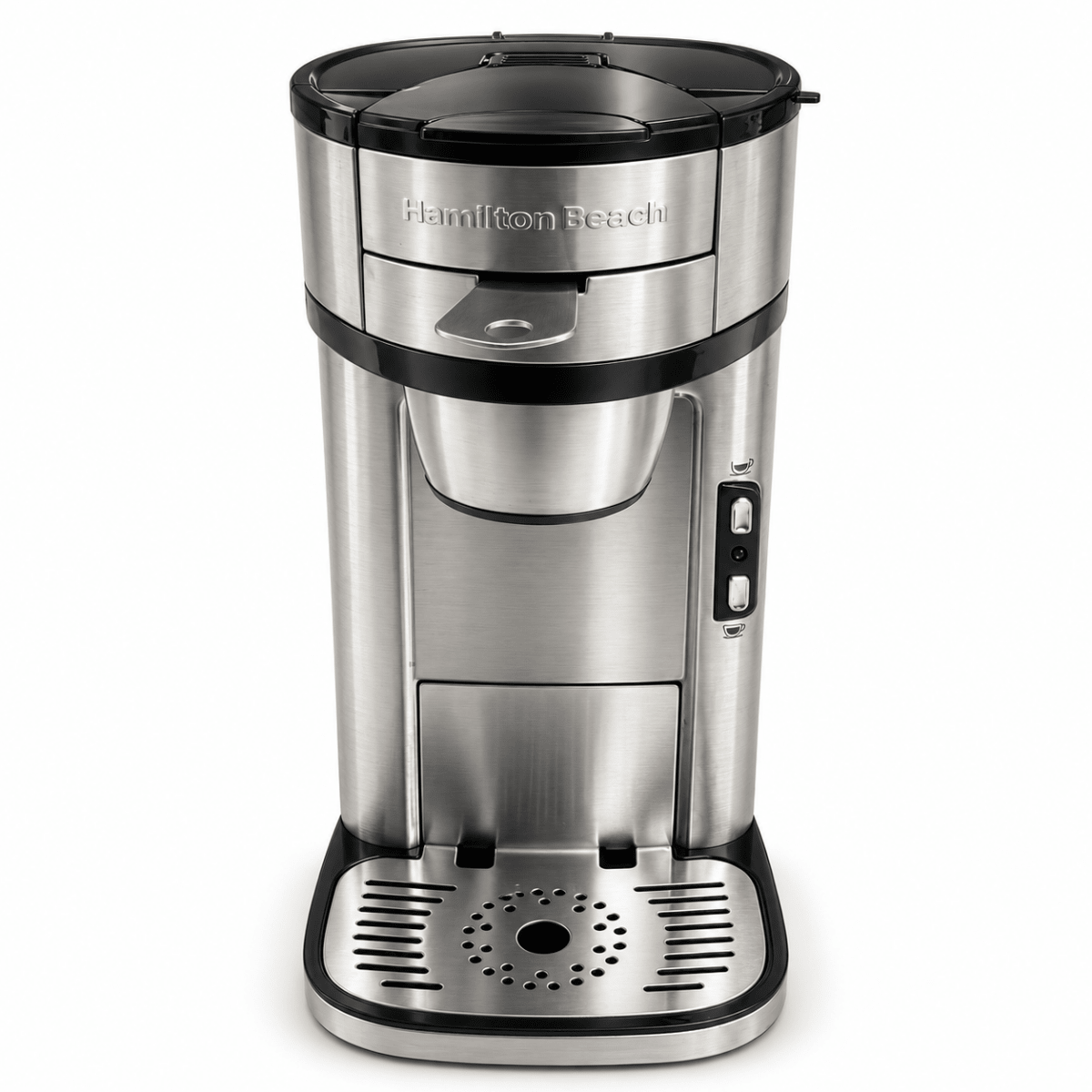 Hamilton Beach The Scoop 49981-SAU Single-Serve Coffee Maker – Stainless Steel - Al Thahani Furniture