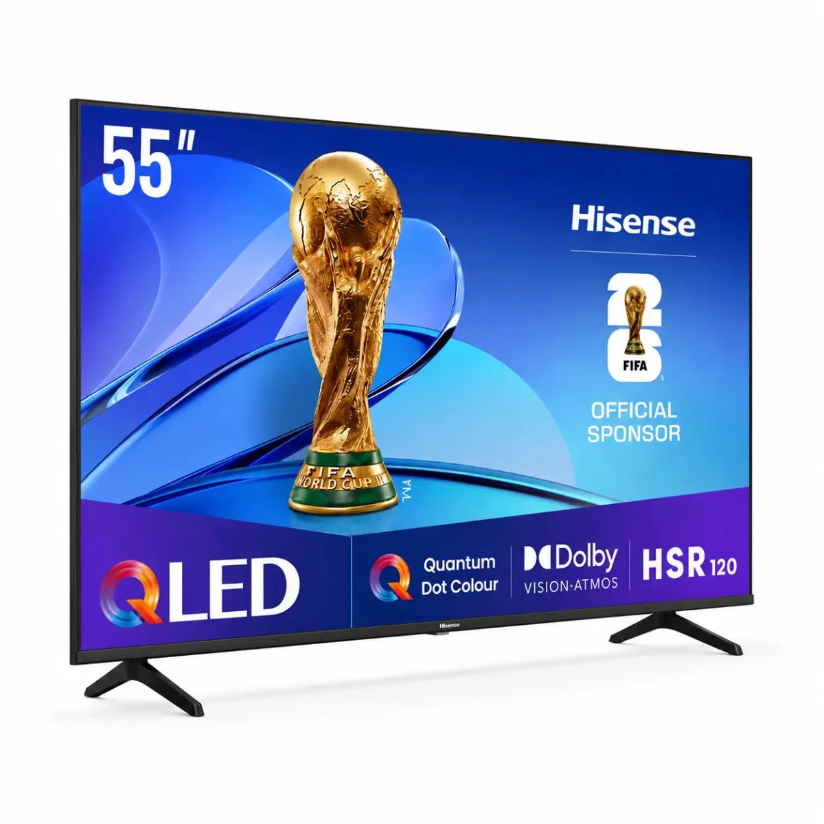 Hisense 55" E7Q QLED 4K Smart TV | 2025 Model, Dolby Vision, Dolby Atmos - used 6 months - Al Thahani Furniture