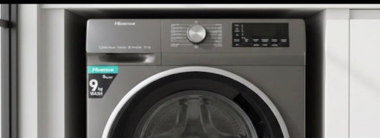 Hisense 9 kg Wash / 6 kg Dry Washer - Dryer Combo – Inverter Motor, Steam Refresh, 1400 RPM - althahanifurniture