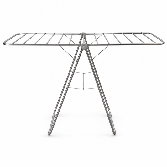Home Box Acier Collapsible Stainless Steel Clothes Drying Rack – Silver - Al Thahani Furniture