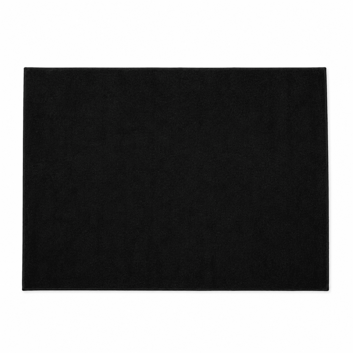 Home Box Aurora Washable Polypropylene Rug | Solid Black, 200x300 cm - used 3 months - Al Thahani Furniture