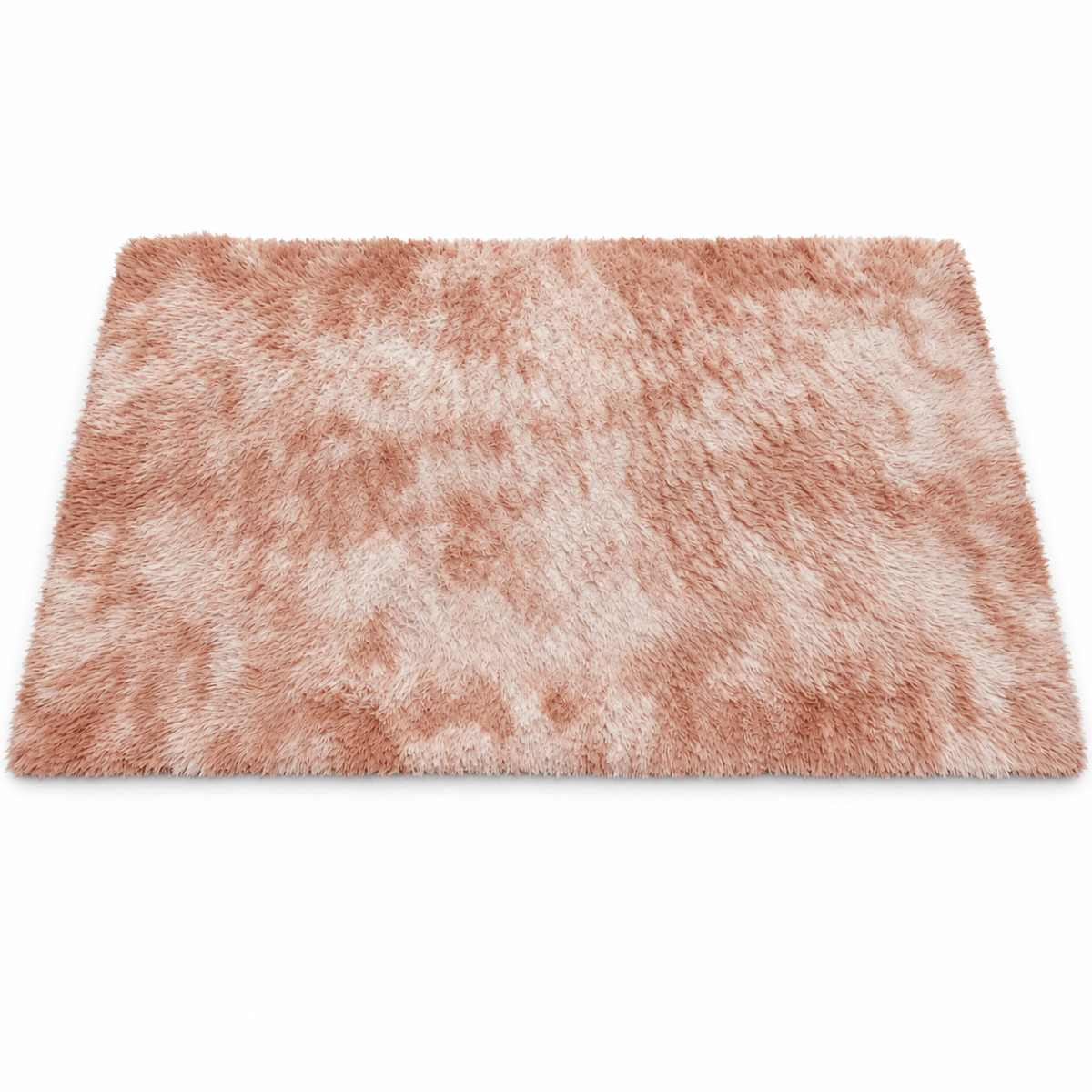 Home Box Blush Pink & Cream Shaggy Area Rug – 120 × 210 cm - Al Thahani Furniture