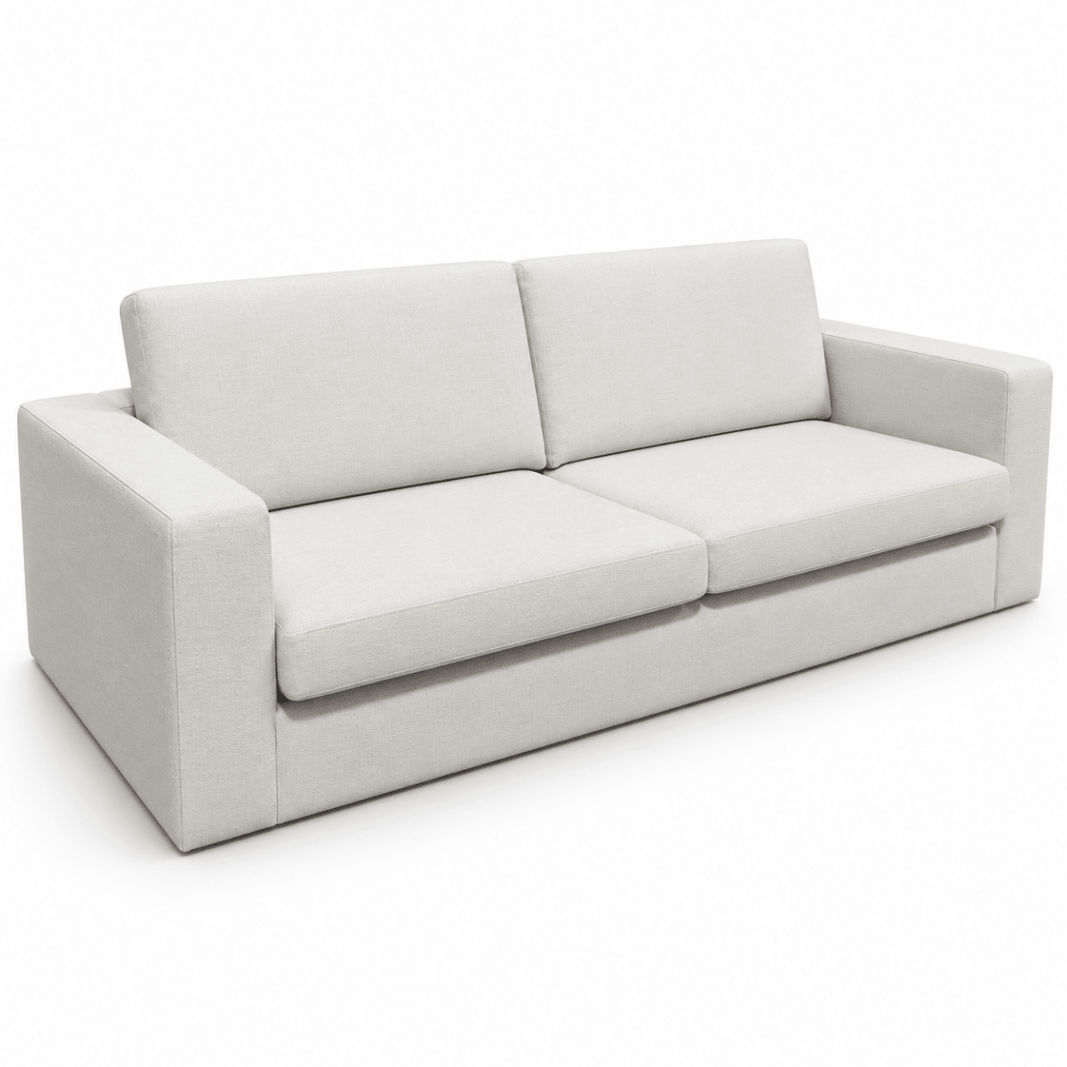 Home Centre 3-Seater Fabric Sofa – Ivory Beige - Al Thahani Furniture