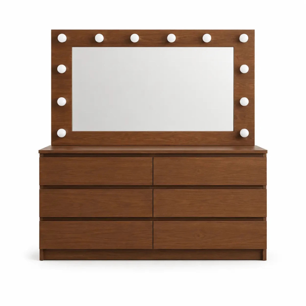 Home Centre King Bedroom Set with Illuminated Vanity - used 9 months - Al Thahani Furniture