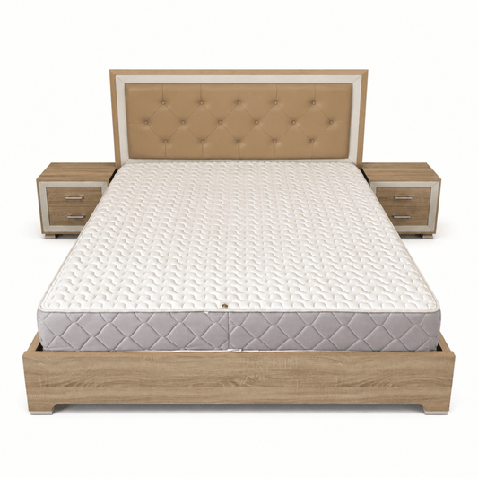 Home Centre King-Size Bedroom Set with 5-Door Wardrobe & Mattress – 180 × 210 cm - Al Thahani Furniture
