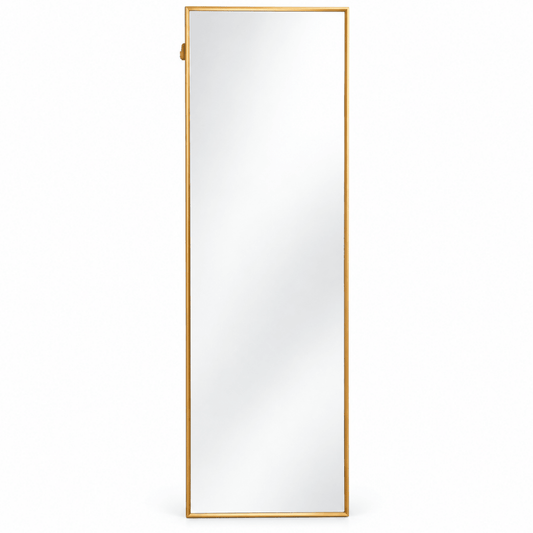 Home Centre Olgana Over-the-Door Full-Length Mirror – 32 × 122 cm – Gold - Al Thahani Furniture