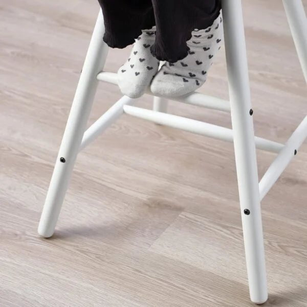 IKEA AGAM Junior Chair in White Solid Wood | Sturdy & Timeless - althahanifurniture