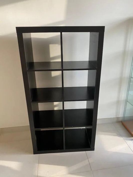 IKEA Black Wooden Shelving Unit - althahanifurniture