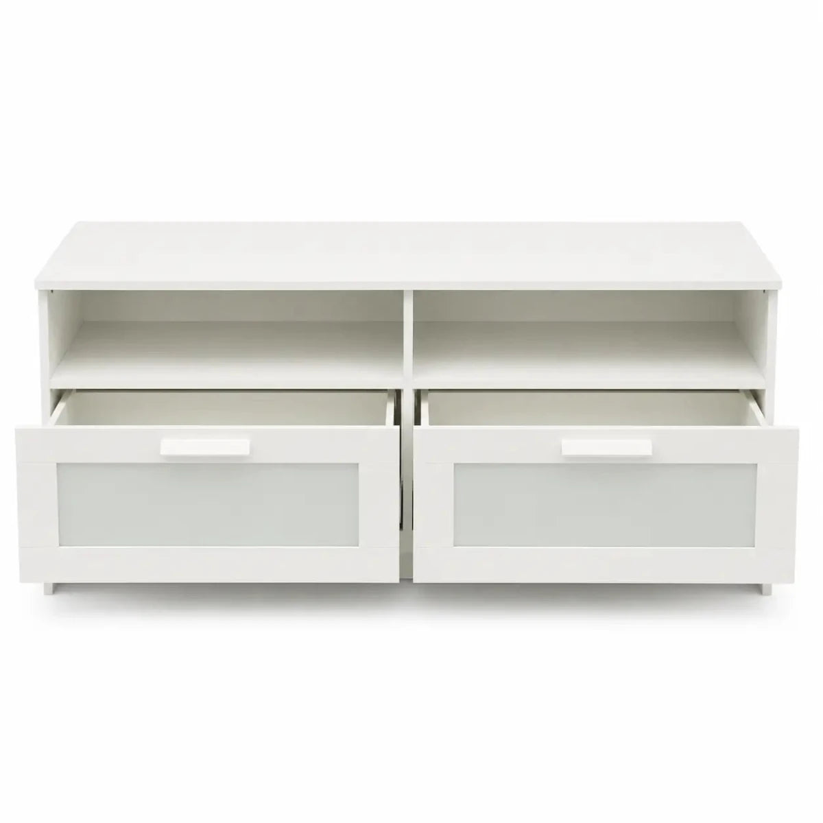IKEA BRIMNES TV Bench | White - used 9 months - Al Thahani Furniture