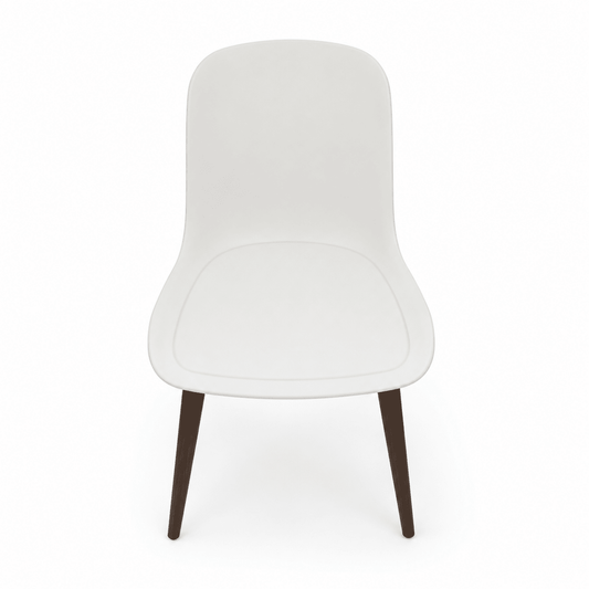 IKEA DOCKSTA Round Table with 5 GRÖNSTA Chairs | White, 103 cm Diameter - used 6 months - Al Thahani Furniture