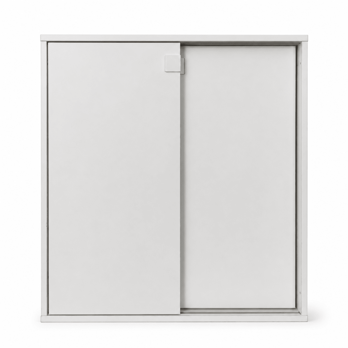 IKEA GALANT White Lockable Sliding-Door Office Cabinet | 160x45x120 cm - Al Thahani Furniture