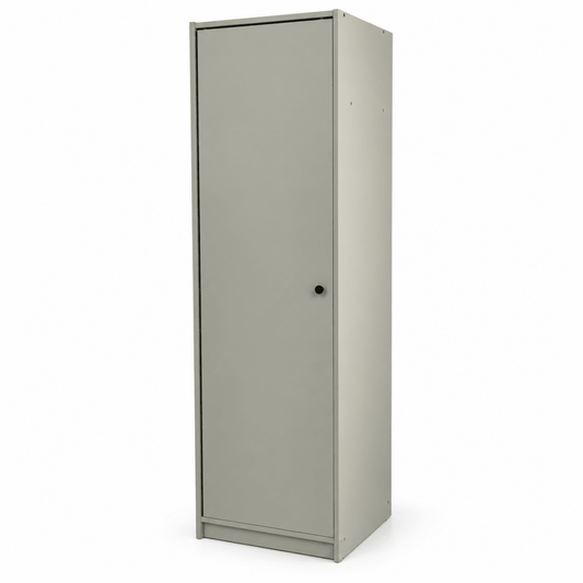 IKEA GURSKEN Single-Door Wardrobe – Light Beige – 49.4 × 55 × 185.7 cm - Al Thahani Furniture