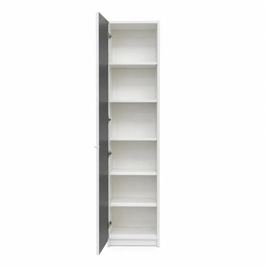 IKEA HÖGBO Glass Door | White Frame, 40x192 cm - used 3 months - Al Thahani Furniture