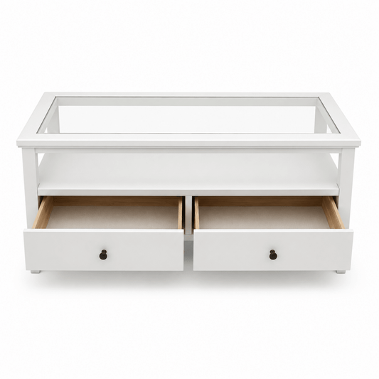 IKEA IDANÄS Coffee Table – White – 107 × 55 × 49 cm - Al Thahani Furniture