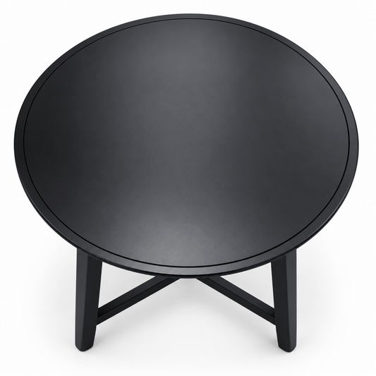 IKEA KRAGSTA Round Coffee Table – 90 cm – Black - Al Thahani Furniture