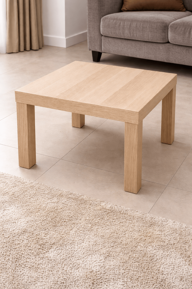 IKEA LACK Side Table – Birch Effect – 55x55x45 cm - althahanifurniture
