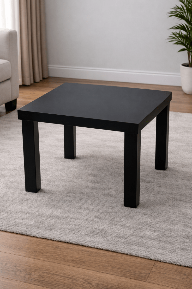 IKEA LACK Side Table – Black / Black - Brown – 55x55x45 cm – Lightweight & Versatile - althahanifurniture
