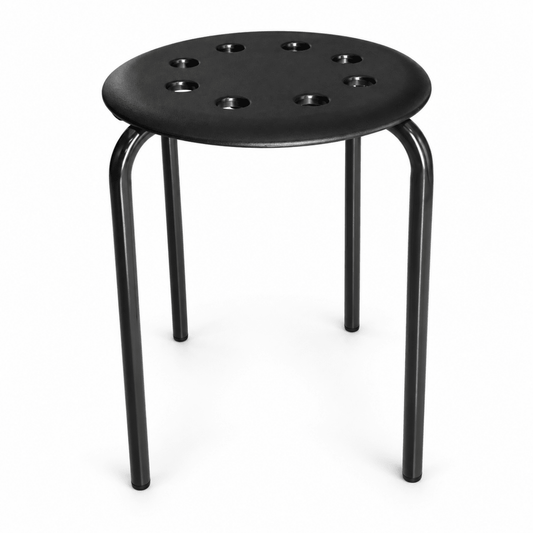 IKEA MARIUS Stool – Black – 40 × 45 cm - Al Thahani Furniture