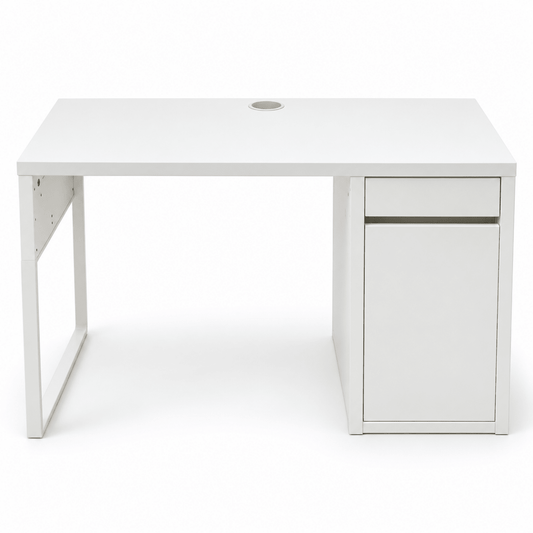 IKEA MICKE Desk with Drawer & Storage – White – 105 × 50 cm - Al Thahani Furniture