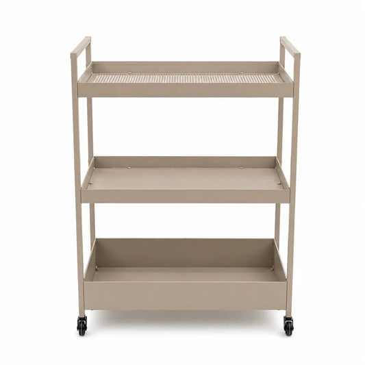 IKEA NISSAFORS Trolley | Beige - used 2 months - Al Thahani Furniture