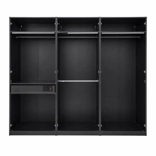 IKEA PAX 6 Wardrobe - used 8 months - Al Thahani Furniture