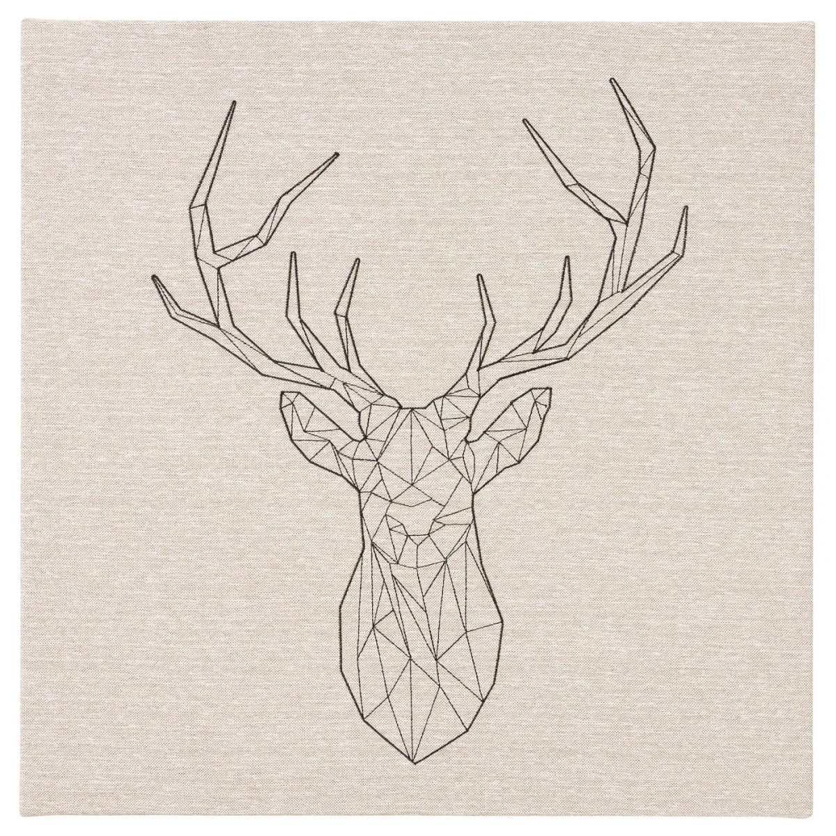 IKEA PJÄTTERYD Picture | Black Deer, 56x56 cm - used 1 months - Al Thahani Furniture