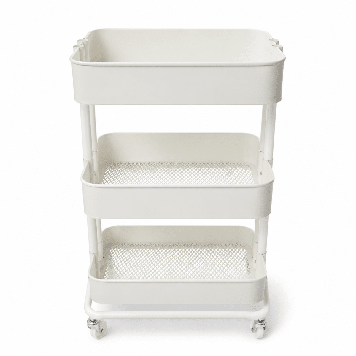 IKEA RÅSKOG 3-Tier Trolley – White – Rolling Storage Cart - Al Thahani Furniture