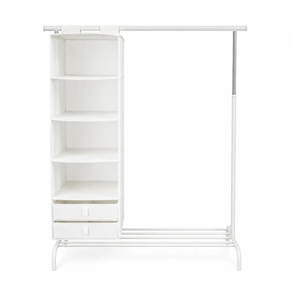 IKEA RIGGA Clothes Rack with Hanging Closet Organizer - used 3 months - Al Thahani Furniture