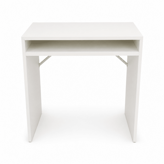 IKEA TORALD Compact Study Desk with Shelf – White – 65 × 40 × 75 cm - Al Thahani Furniture