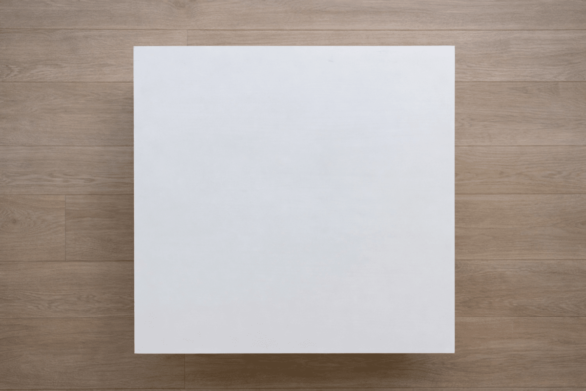 IKEA White Square Coffee Table | Modern Minimalist | Durable Wood - althahanifurniture