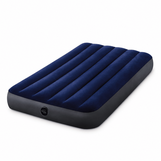 Intex Dura-Beam Standard Twin Air Mattress – 39 × 75 × 10 in – Blue - Al Thahani Furniture