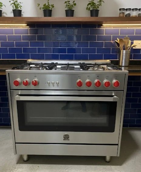 La Germania 90x60cm Gas Oven Cooker | 5 - Burner Cooktop | Stainless Steel - althahanifurniture