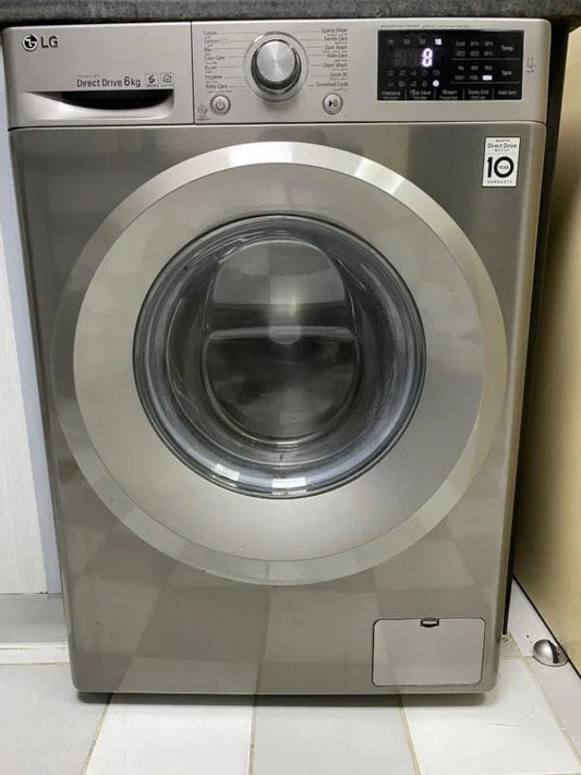 LG 6kg Front Load Washer | Direct Drive & 6 Motion Technology - althahanifurniture